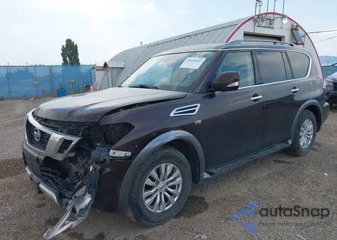 2018 Nissan Armada Sv z USA, uszkodzony, nr VIN JN8AY2NC0J9552529